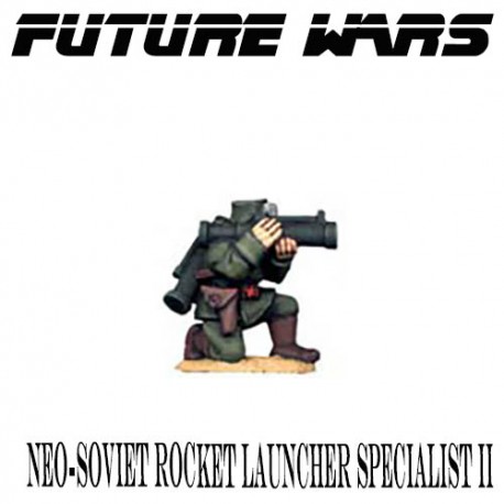 NEO-SOVIET ROCKET LAUNCHER SPECIALIST II FUTURE WARS COPPLESTONE CASTINGS