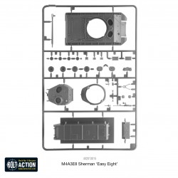 U.S. M4A3E8 Sherman Easy Eight 1:56th (no box)  WARLORD GAMES