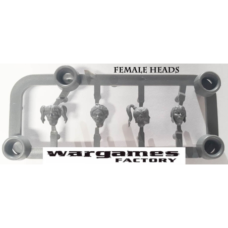 Female Heads - (20) 28mm Ancients WARGAMES FACTORY