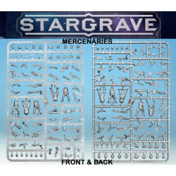 Mercenaries Sprues (5) 28mm SciFi NORTHSTAR MINIATURES