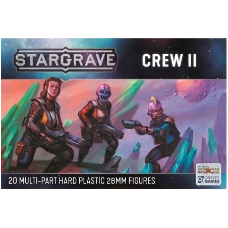 STARGRAVE Crew II (Women) (20) 28mm SciFi OSPERY NORTHSTAR MINIATURES