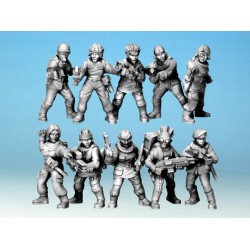 STARGRAVE Crew II (Women) (20) 28mm SciFi OSPERY NORTHSTAR MINIATURES