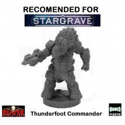 Thunderfoot Commander 28mm Sci-Fi REAPER MINIATURES BONES STARGRAVE