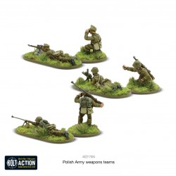 Polish Army weapons teams box set 28mm WWII WARLORD GAMES