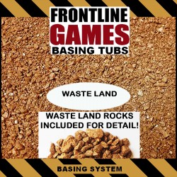 Waste Land Basing - SCENIC TUB - Miniature Basing System