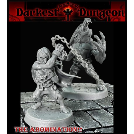 Abomination Werebeast 28mm RPG miniatures DARKEST DUNGEON