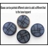 Paved Stone pre-painted 25mm round bases (10) w/toppers Miniature Bases