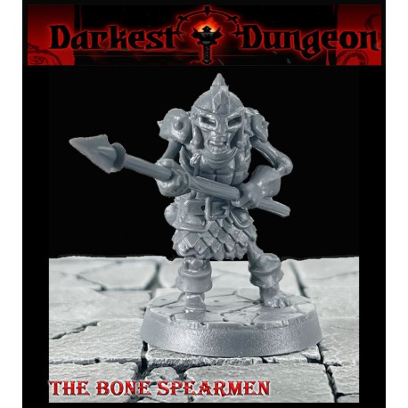 Bone Spearmen 28mm RPG miniatures DARKEST DUNGEON