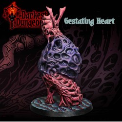 GESTATING HEART Large Miniature 28mm RPG miniatures DARKEST DUNGEON