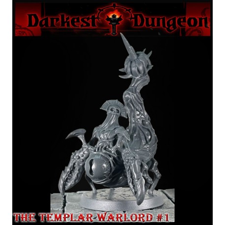 TEMPLAR WARLORD 1 Large Miniature 28mm RPG miniatures DARKEST DUNGEON