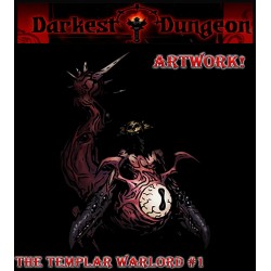 TEMPLAR WARLORD 1 Large Miniature 28mm RPG miniatures DARKEST DUNGEON