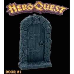 CLOSED DOOR 28mm RPG miniature Terrain HEROQUEST