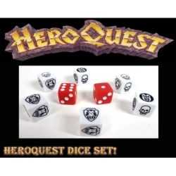 HEROQUEST DICE SET (8) 28mm RPG miniatures HEROQUEST