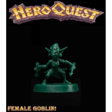 FEMALE GOBLIN WARRIOR 28mm RPG miniatures HEROQUEST