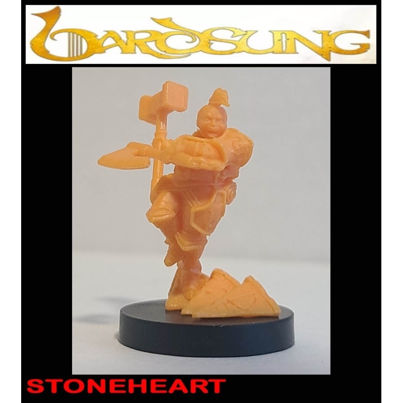 STONEHEART DWARF WARRIOR 28mm RPG miniatures BARDSUNG