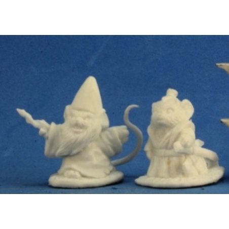 Mousling Sorcerer and Samurai (Reaper Bones)