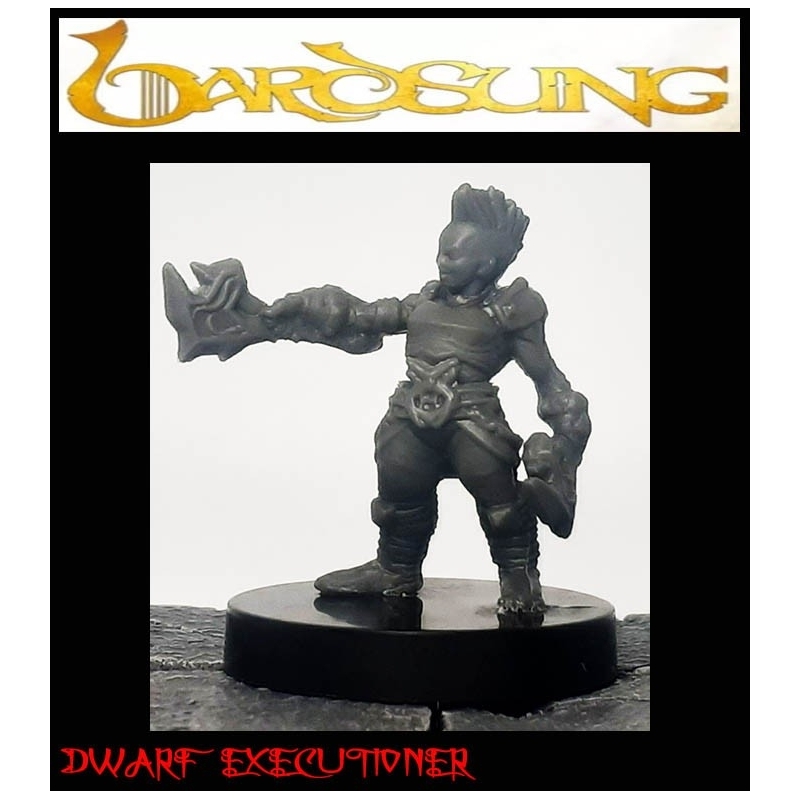 Dwarf Executioner 28mm RPG miniatures BARDSUNG