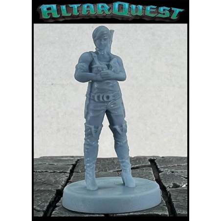 Mercenary Female 28mm RPG miniatures ALTAR QUEST