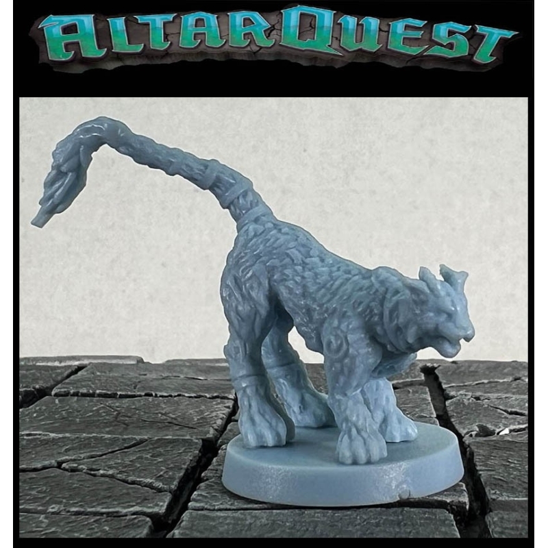 Locksley Large cat 28mm RPG miniatures ALTAR QUEST