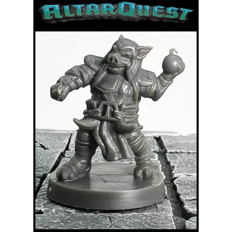 Ragglin Burner Pigman 28mm RPG miniatures ALTAR QUEST